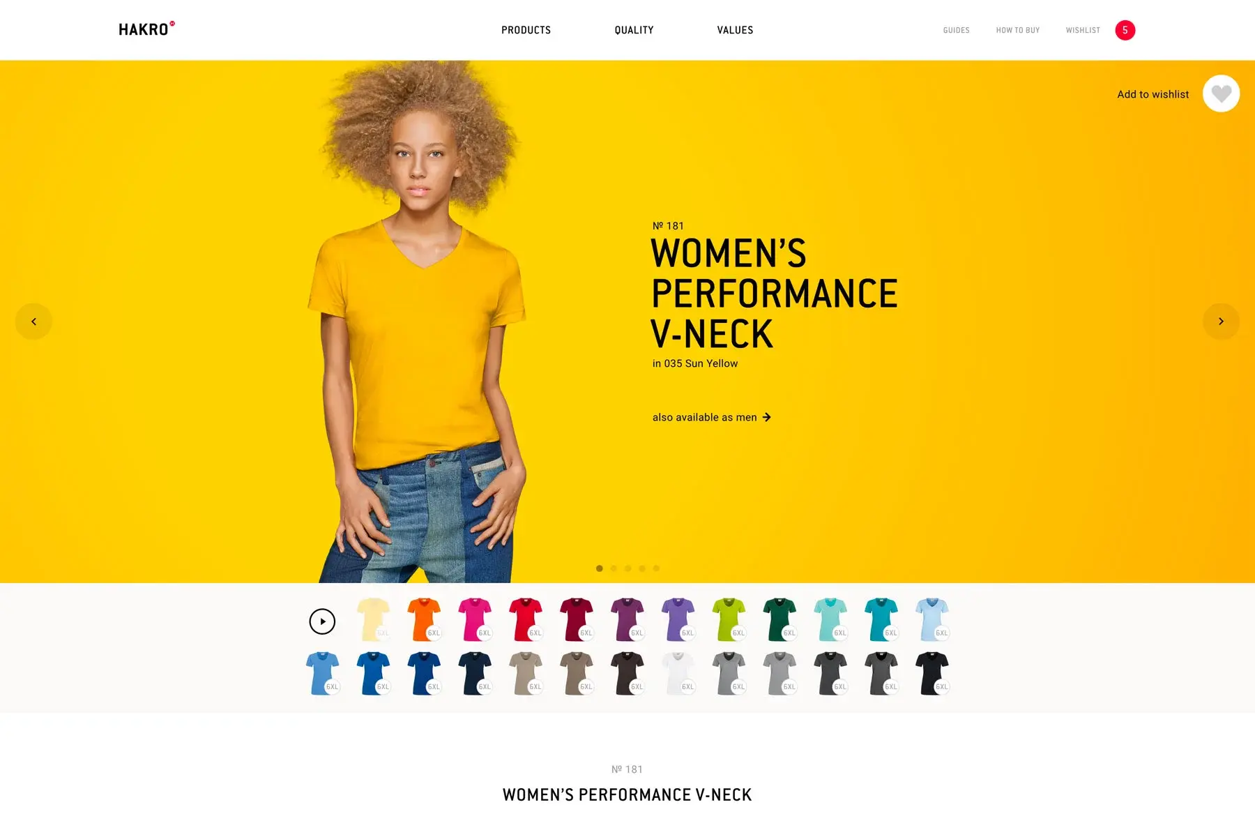 Visual of the Hakro website